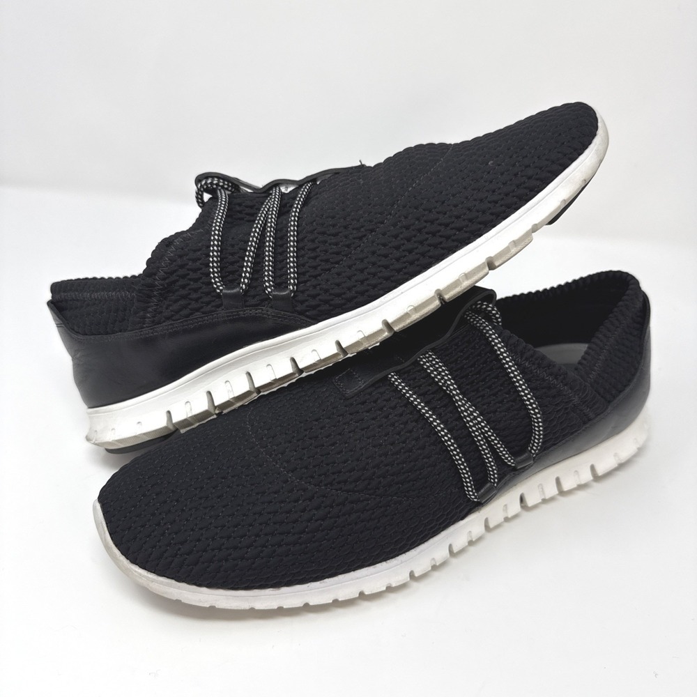 Cole‎ Haan Grand Knit Comfort Black White Sneakers Shoes Women's 10.5